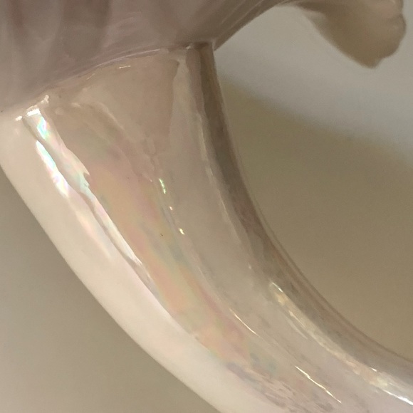 ❤️ Vintage Ceramic Lusterware Epergne Stem Vase - Picture 7 of 10